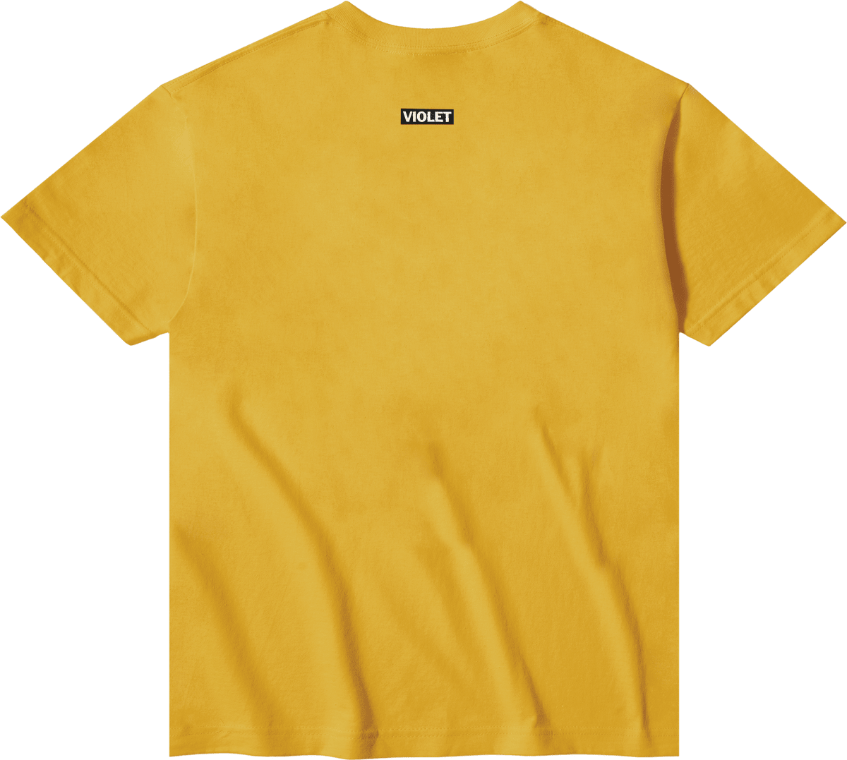 Violet But We're Cooler Than Everyone Else T-Shirt in Mustard - Goodnews Skateshop