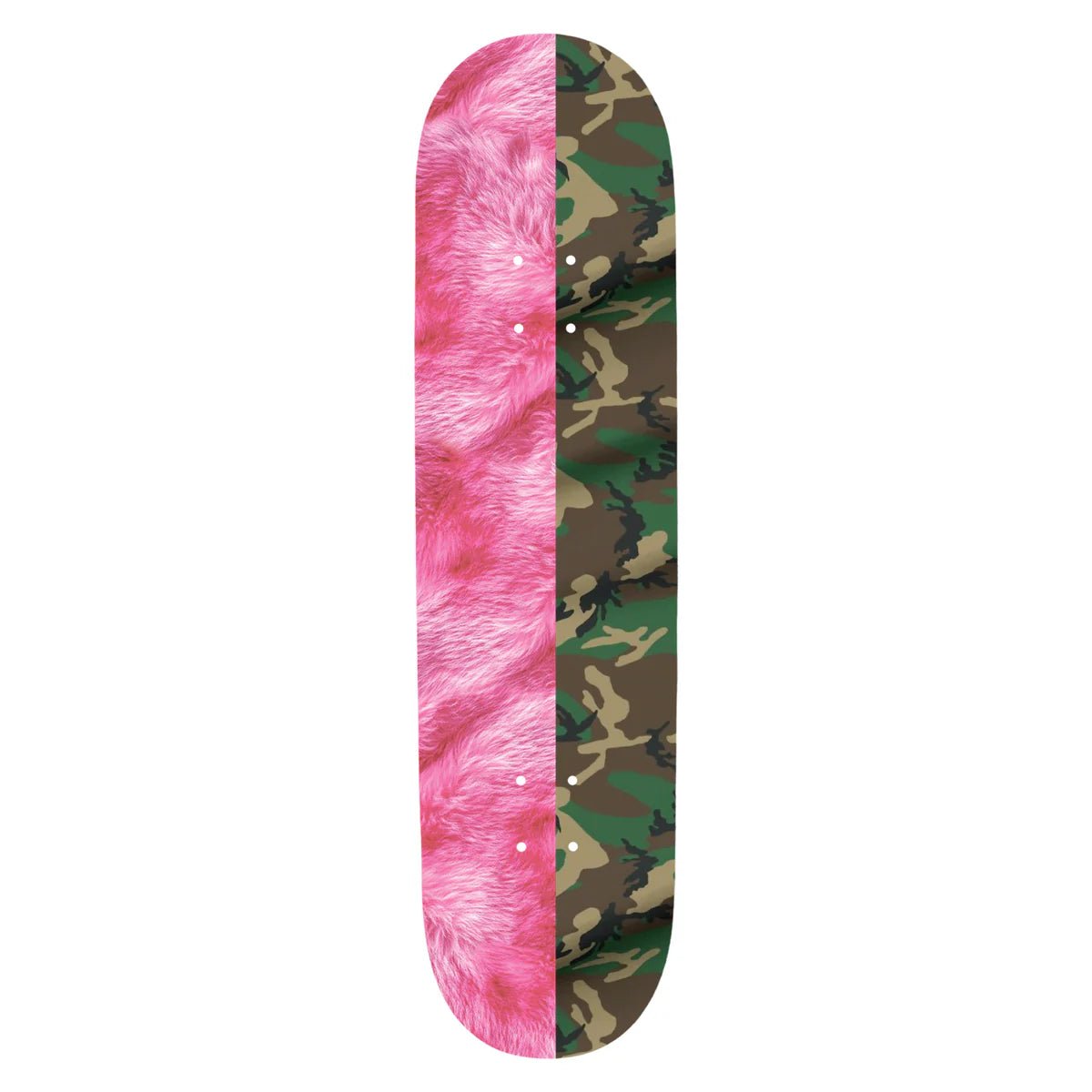 Violet Pink Fur and Camo Deck 8.5 - Goodnews Skateshop