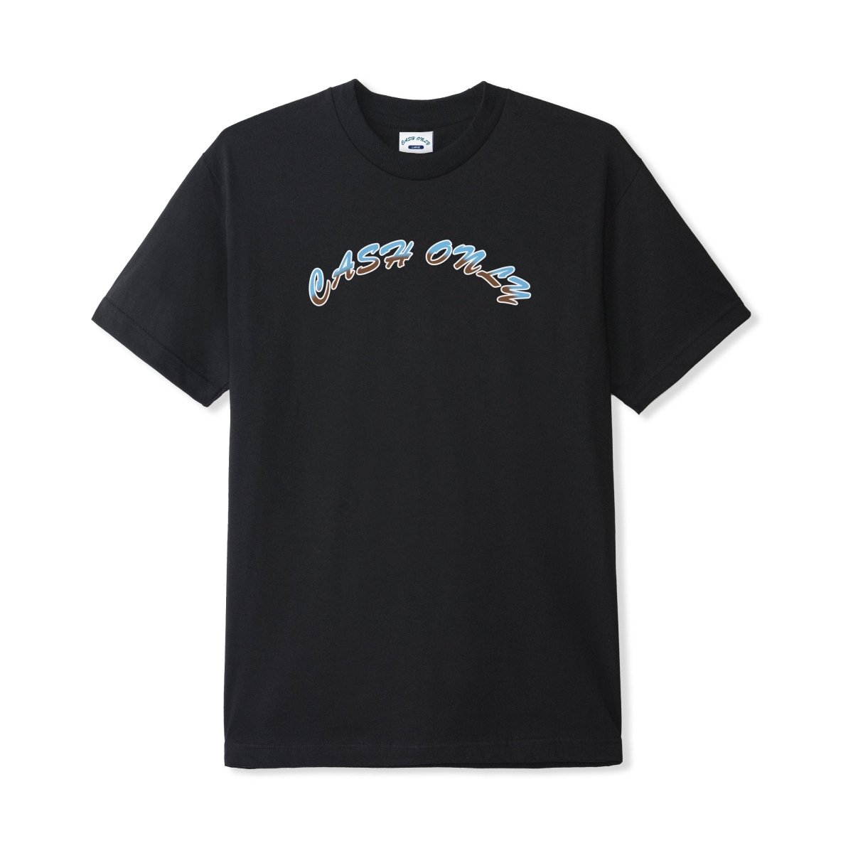 Cash Only Logo T-Shirt in Black - Goodnews Skateshop