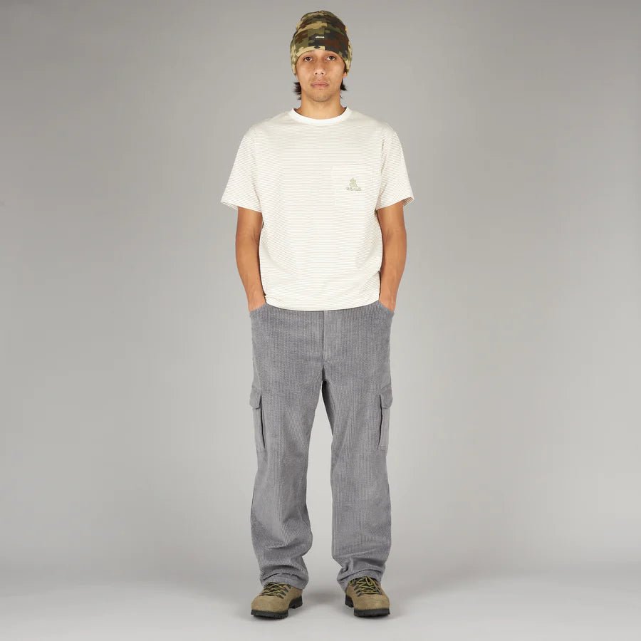 Dime Relaxed Cargo Cord Pants in Gray - Goodnews Skateshop