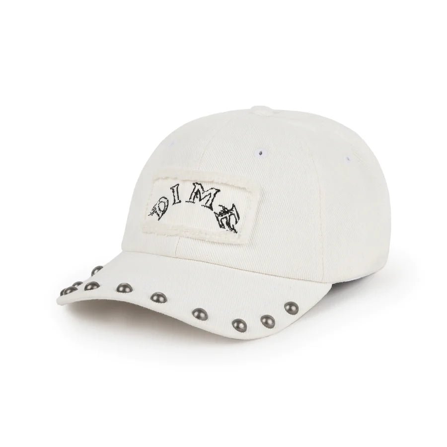 Dime Studded Low Pro Cap in Off-White - Goodnews Skateshop
