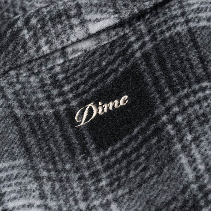 Dime Wave Plaid Jacket in Charcoal - Goodnews Skateshop