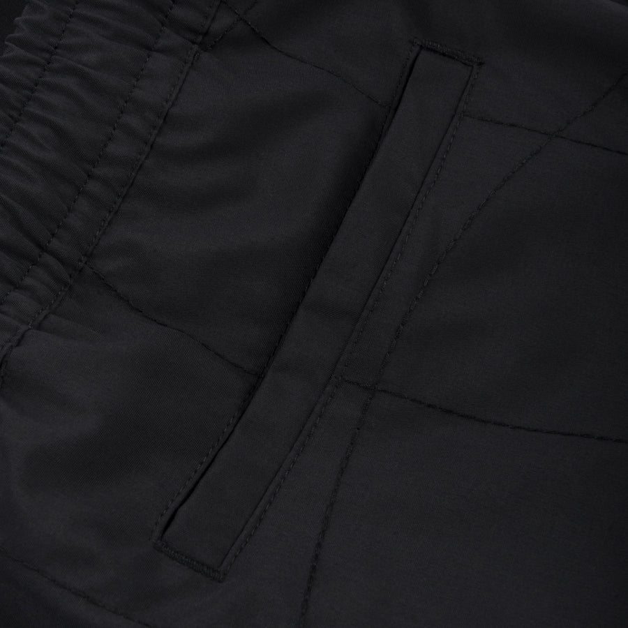 Dime Wave Quilted Shorts in Black - Goodnews Skateshop