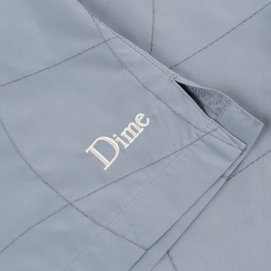 Dime Wave Quilted Shorts in Cloud Blue - Goodnews Skateshop