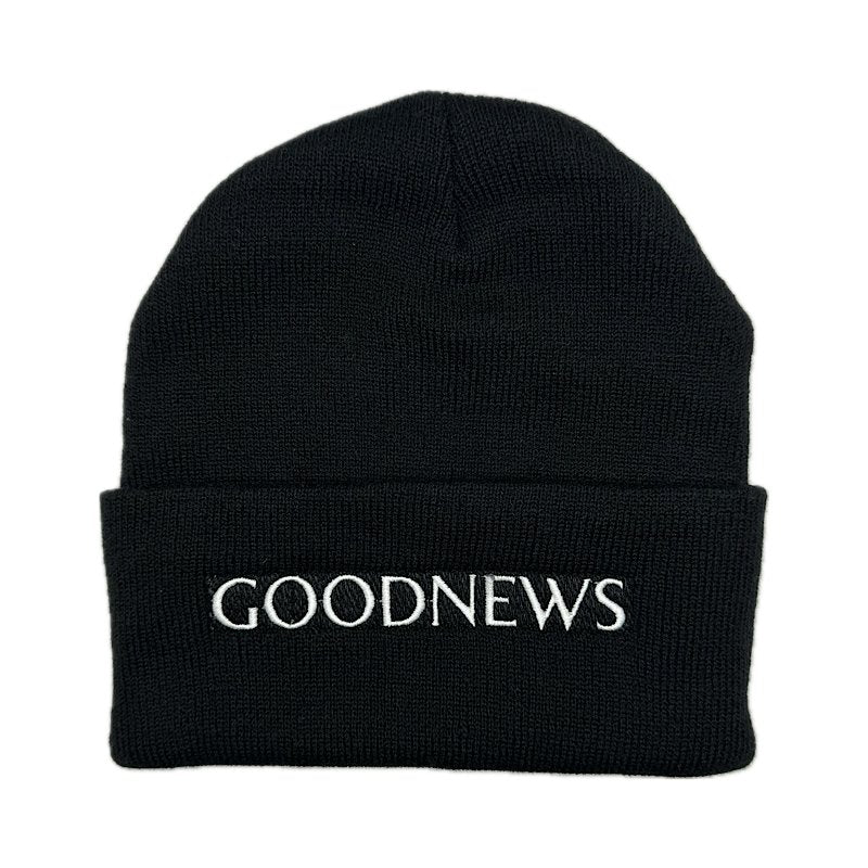 Goodnews Crew Toque in Black - Goodnews Skateshop