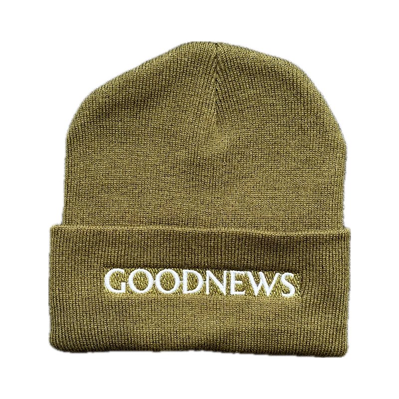 Goodnews Crew Toque in Olive - Goodnews Skateshop