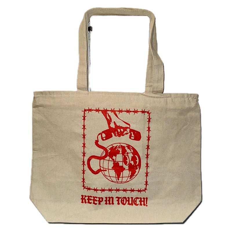 Goodnews Keep In Touch Tote in Natural - Goodnews Skateshop