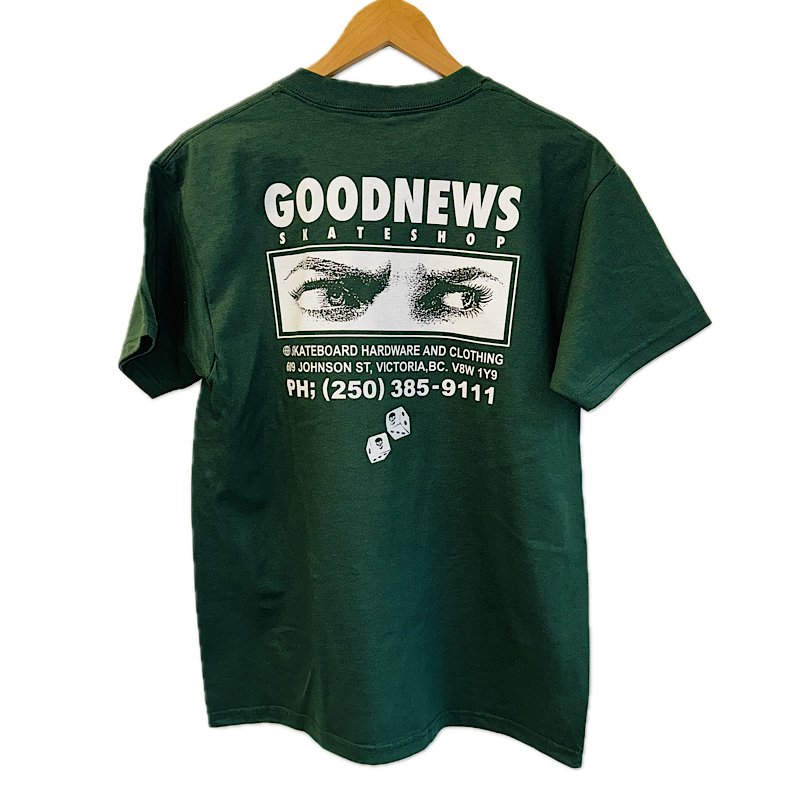 Goodnews Reaper T-Shirt in Forest Green - Goodnews Skateshop