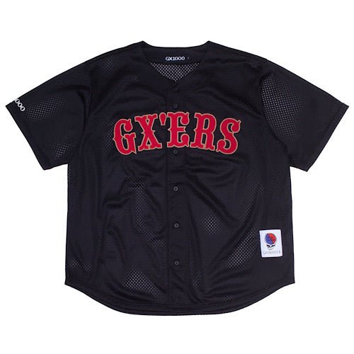 GX1000 Baseball Jersey in Black - Goodnews Skateshop
