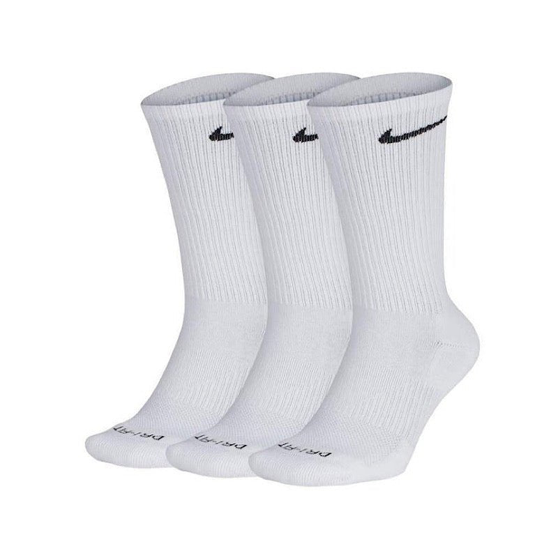 Nike Everyday Plus Cushioned Sock 3 Pack in White - Goodnews Skateshop