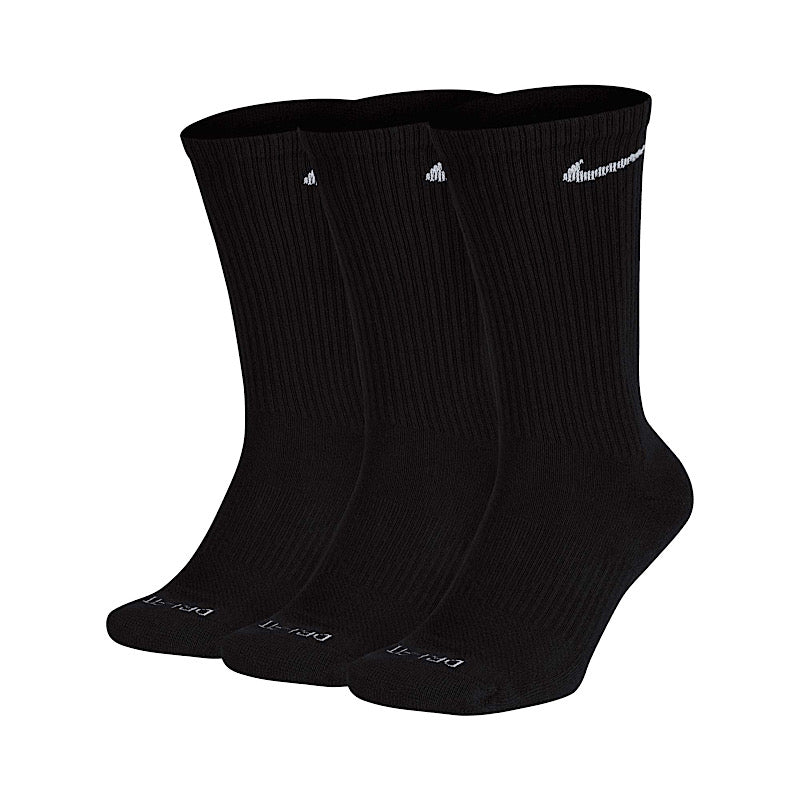 Nike Everyday Plus Cushioned Sock in Black 3 Pack - Goodnews Skateshop