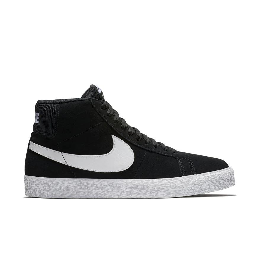 Nike SB Blazer Mid Black/White-White - Goodnews Skateshop