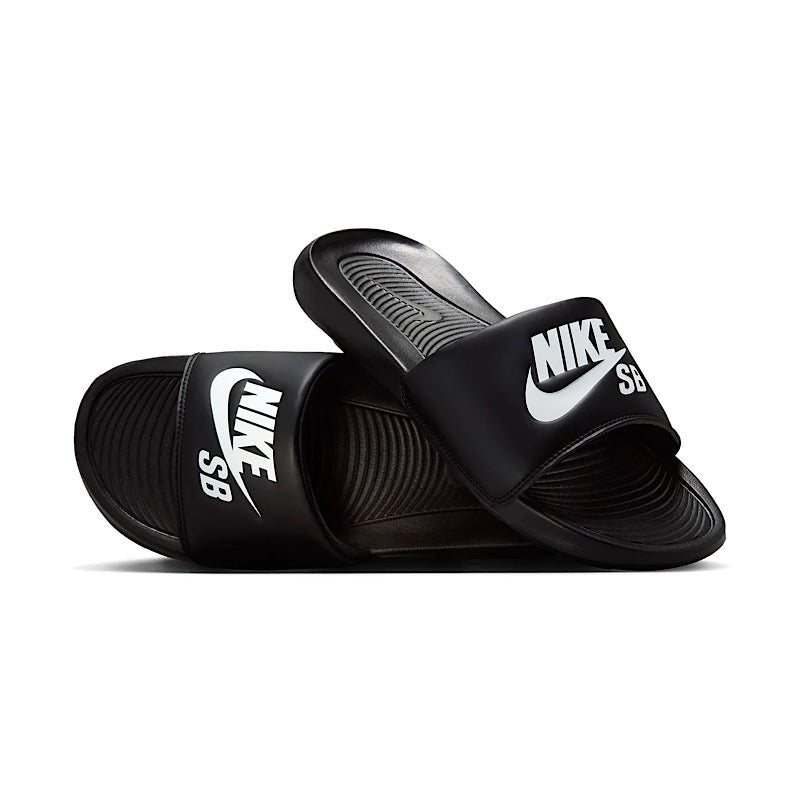 Nike SB Victori One Slide in Black - Goodnews Skateshop