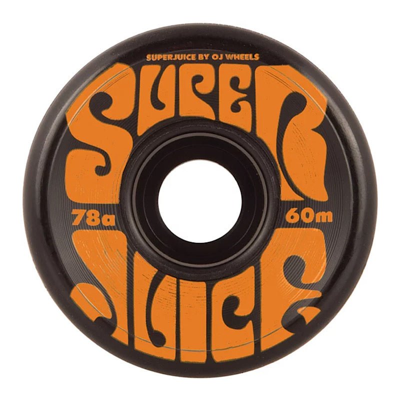 OJ Super Juice 78A 60MM Wheels in Black - Goodnews Skateshop