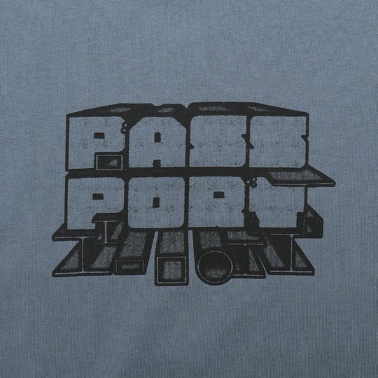Passport Shippin' Steel T-Shirt in Alpine Blue - Goodnews Skateshop