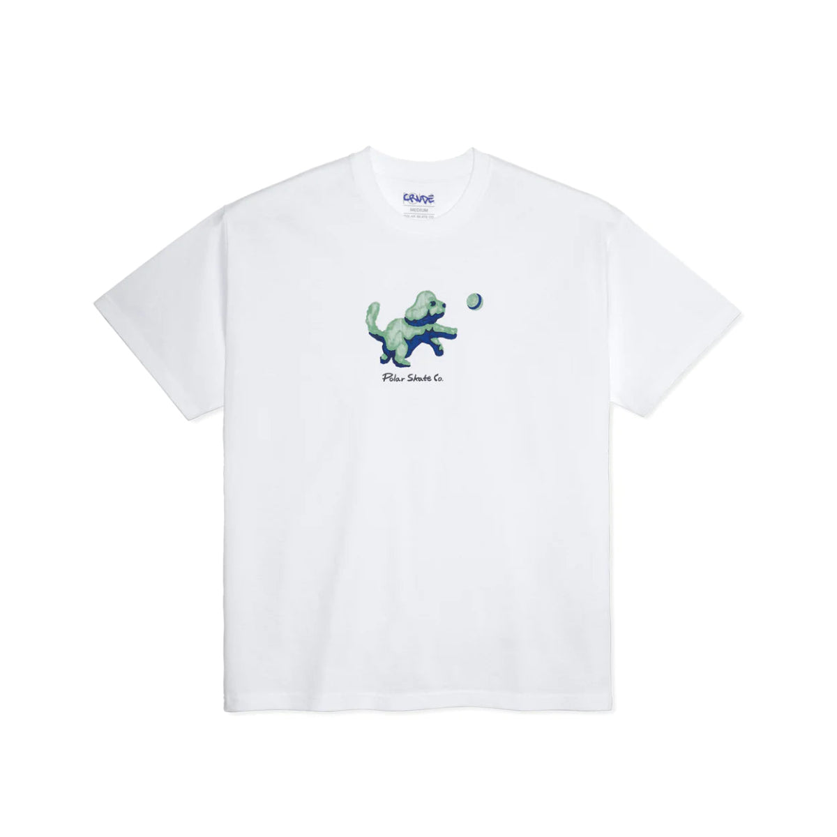 Polar Ball T-Shirt in White - Goodnews Skateshop