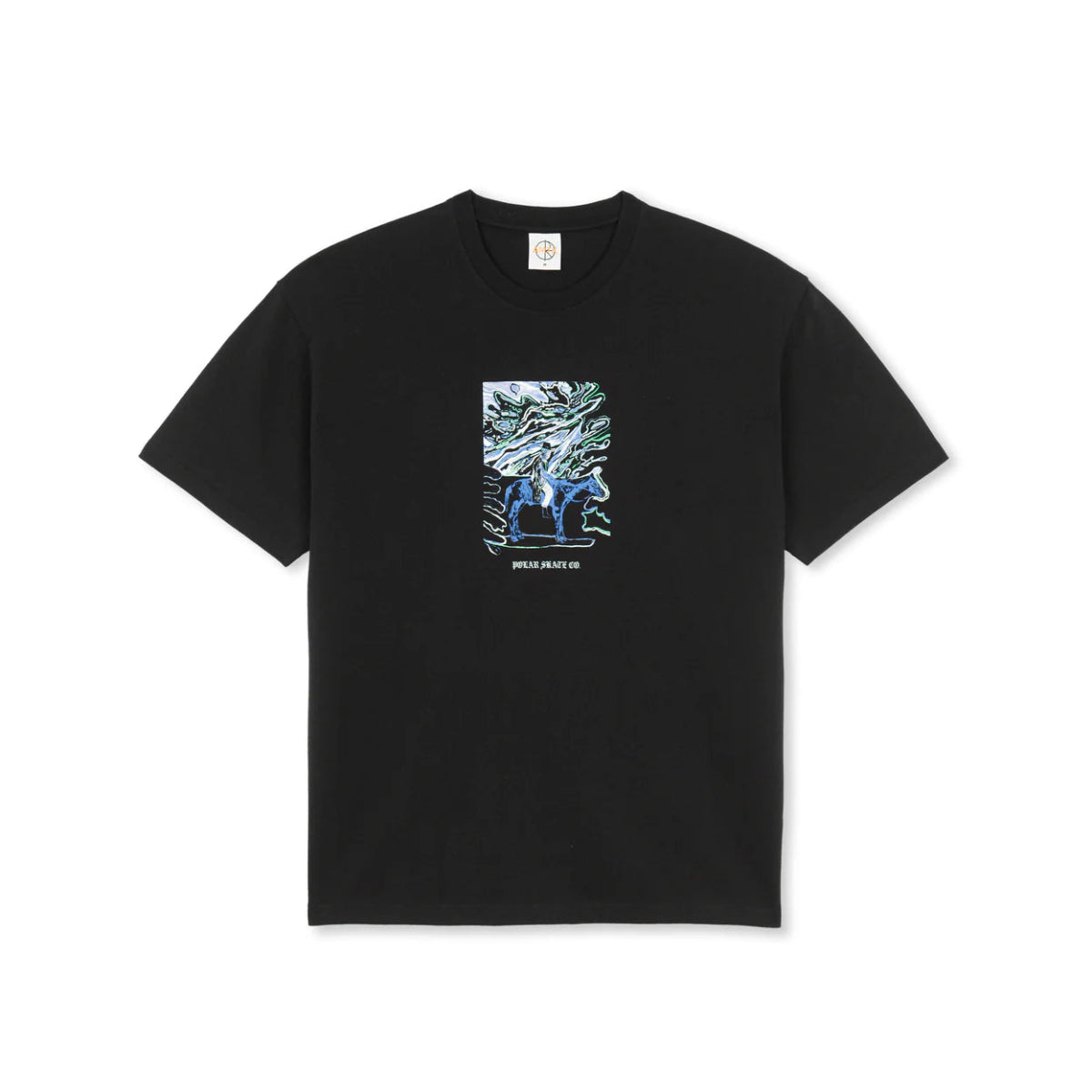 Polar Rider T-Shirt in Black - Goodnews Skateshop