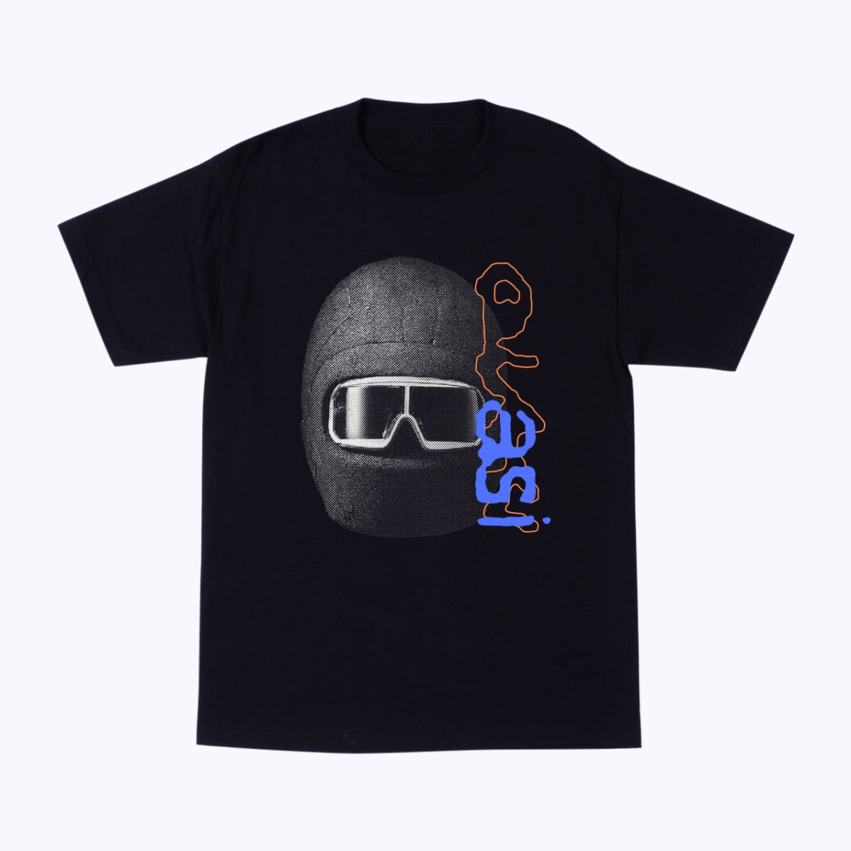 Quasi Helmet T-Shirt in Black - Goodnews Skateshop