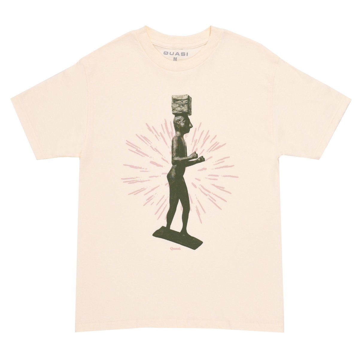 Quasi Stasis T-Shirt in Cream - Goodnews Skateshop