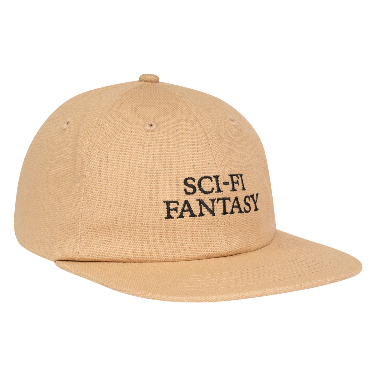 Sci-Fi Fantasy Logo Hat in Khaki - Goodnews Skateshop