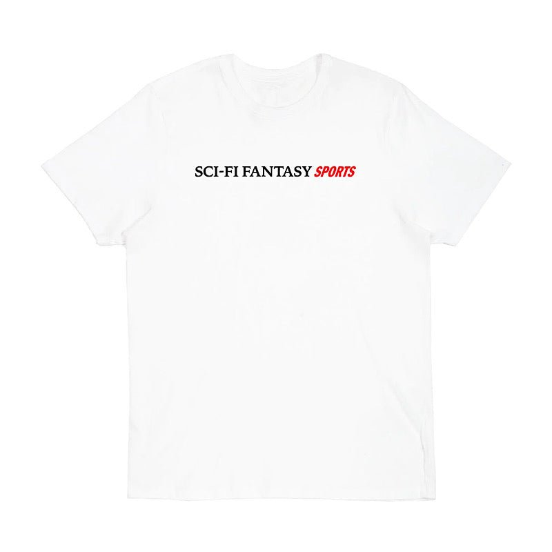 Sci-Fi Fantasy Sports T-Shirt in White - Goodnews Skateshop