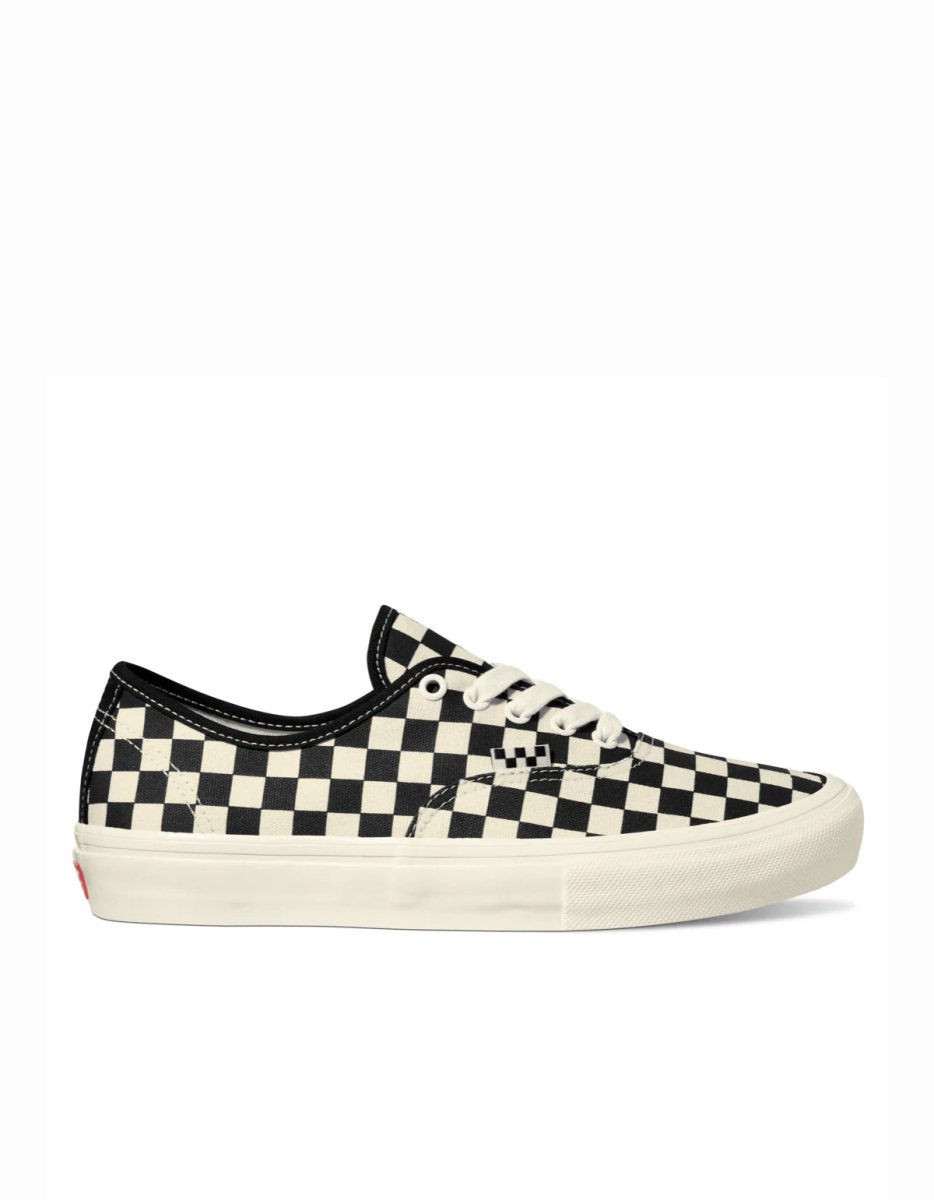 Vans Skate Authentic in Checkerboard Marshmallow - Goodnews Skateshop