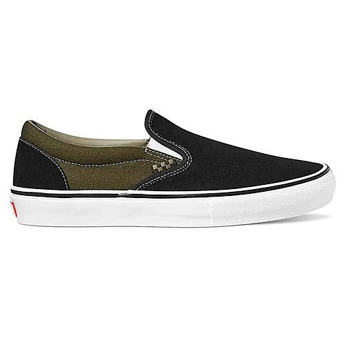 Vans Skate Slip-On in Black Olive - Goodnews Skateshop